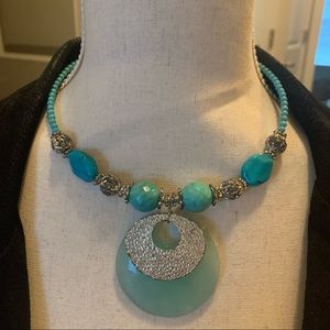 Necklace - Turquoise Colors